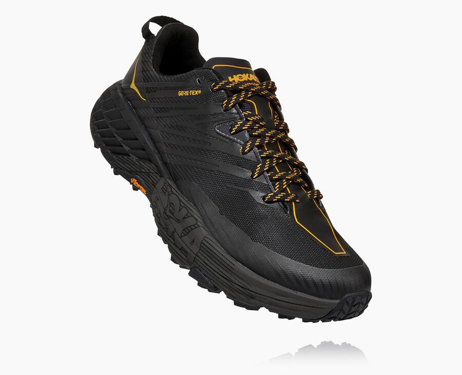 Tenis Hoka One One Trail Hombre Negros - Speedgoat 4 Gore-Tex - GPEB95436